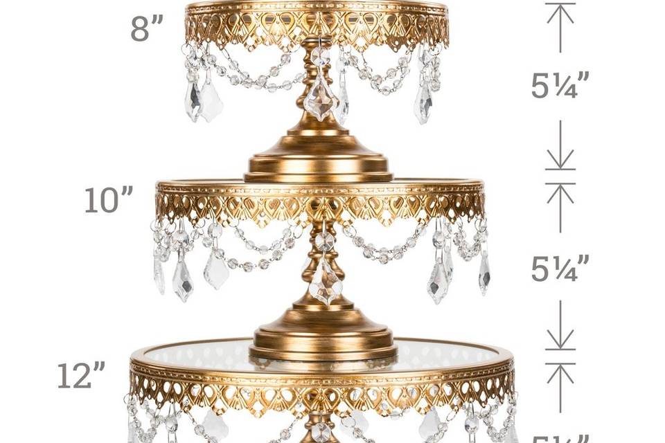 Gold Cake Stands