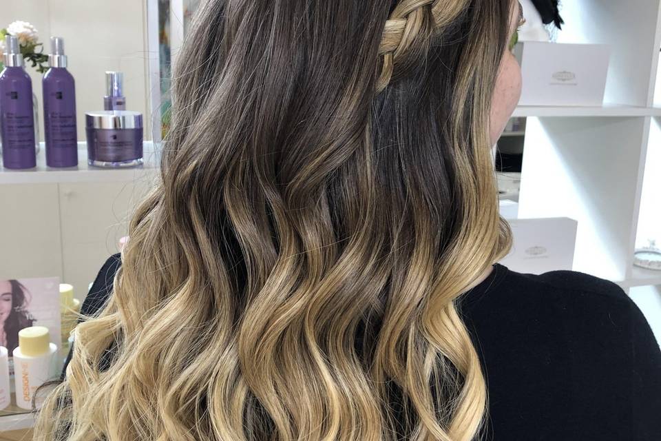 Beach wave with braid