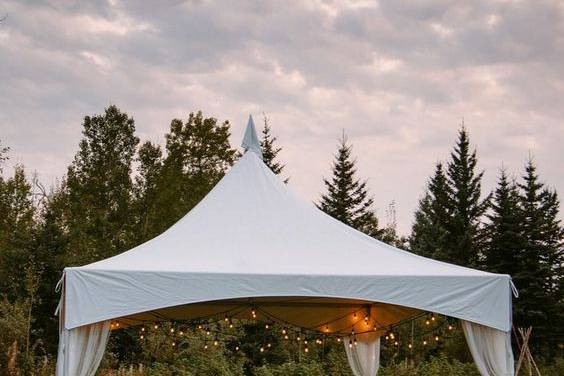 Tented wedding