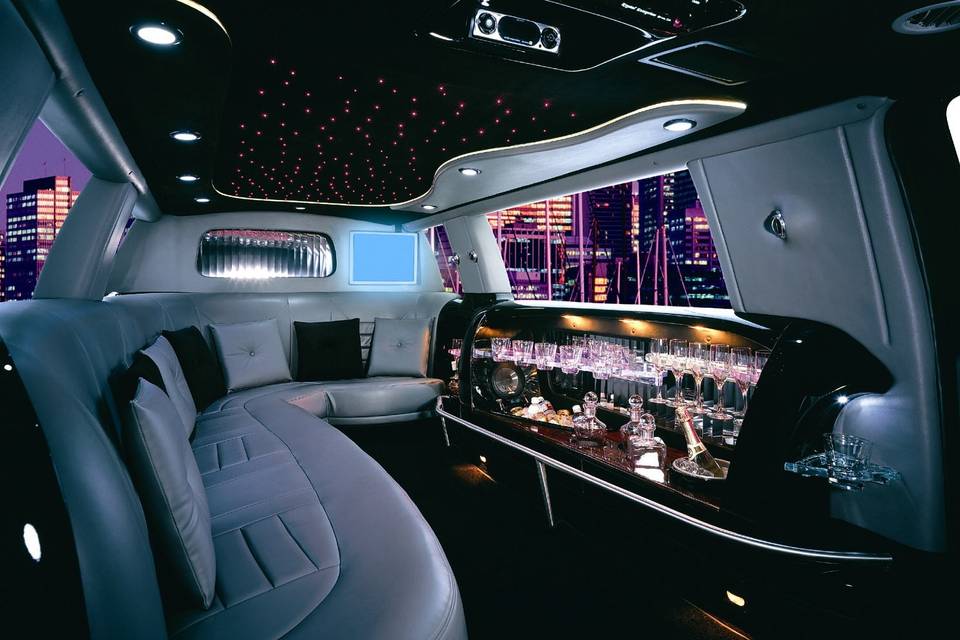 Interior Crystal SUV limo