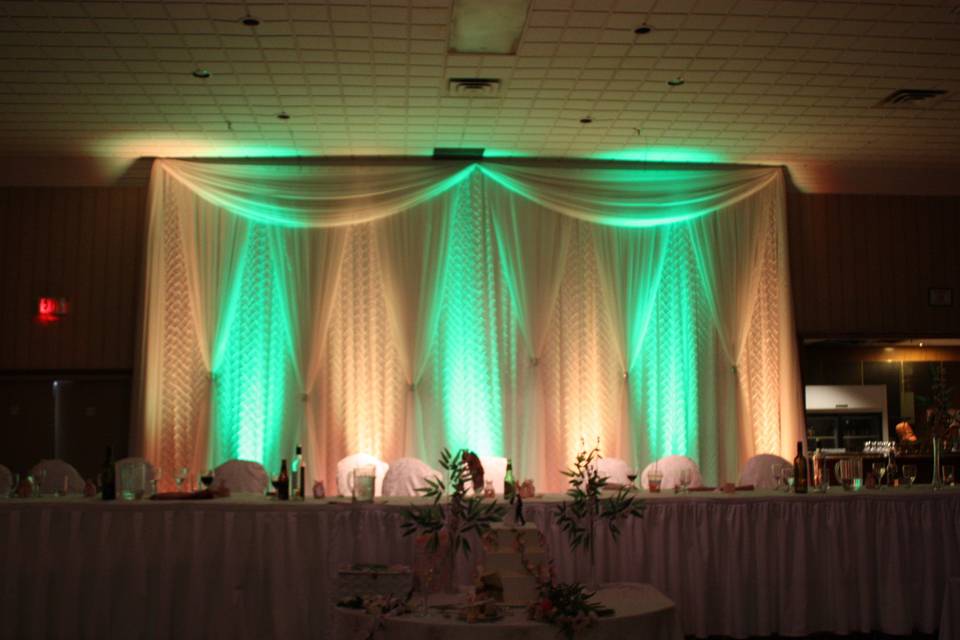 Samantha and phillip's head table. Jpg