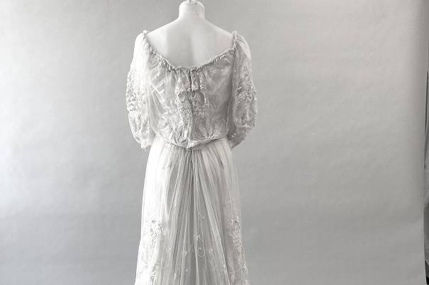 Antique Lace Edwardian Gown
