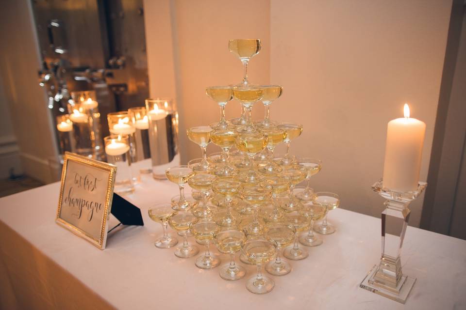 Champagne tower anyone?