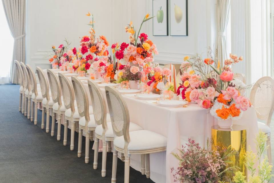 Single harvest table
