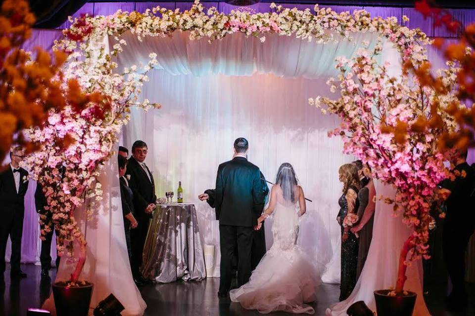 Cherry blossom head table