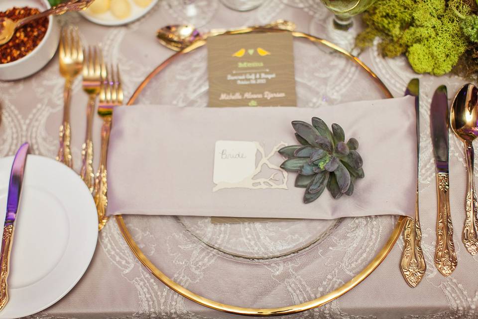 Wedluxe centerpiece