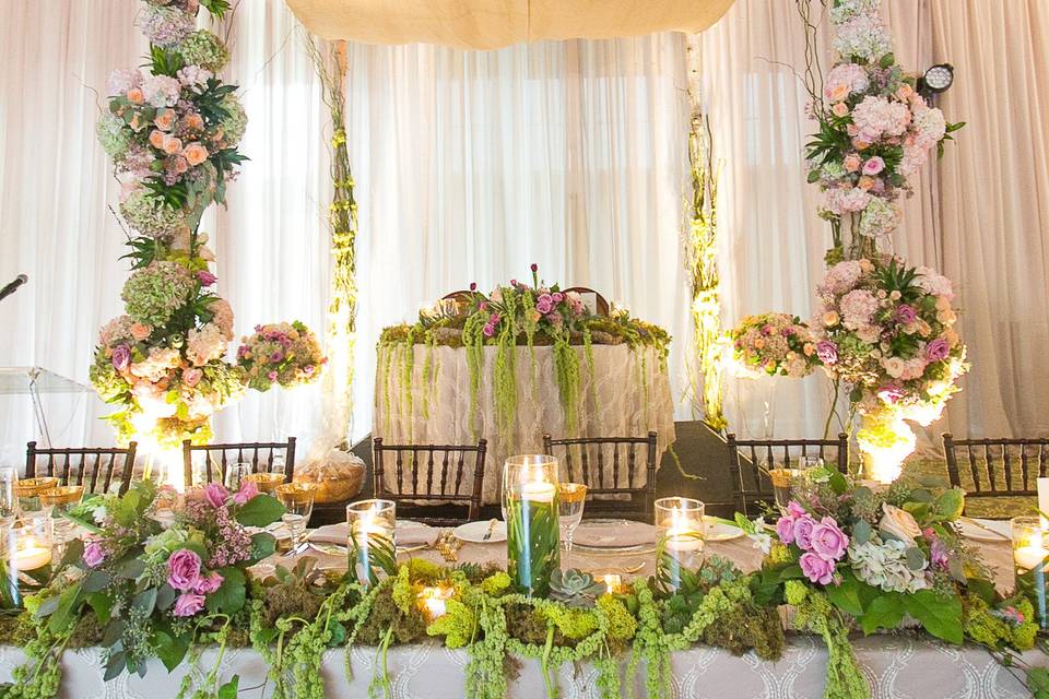 Secret garden centerpiece