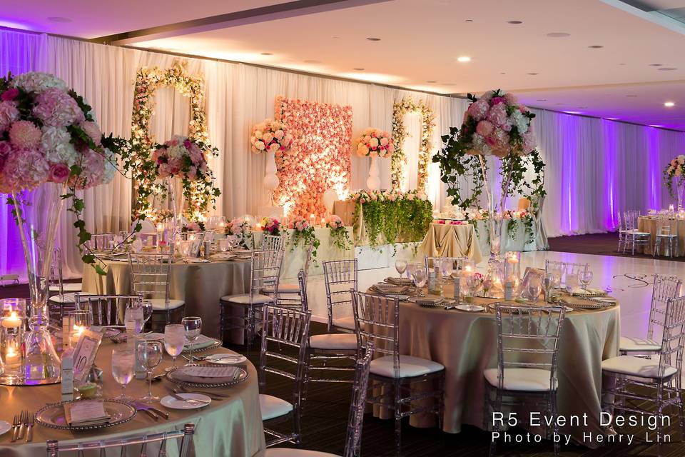 Rose garden wedding