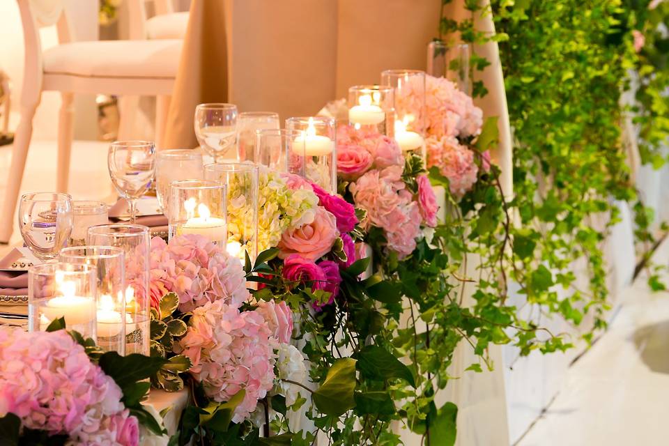 Rose garden wedding