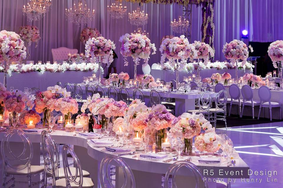 Elegant and immersive event design