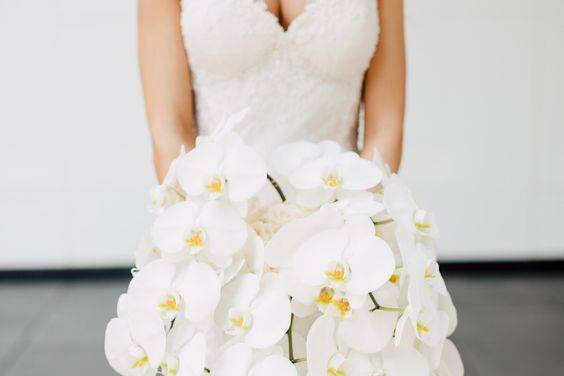 Cascading Orchid Bouquet