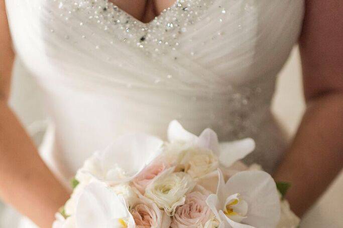 Orchid bridal bouquet