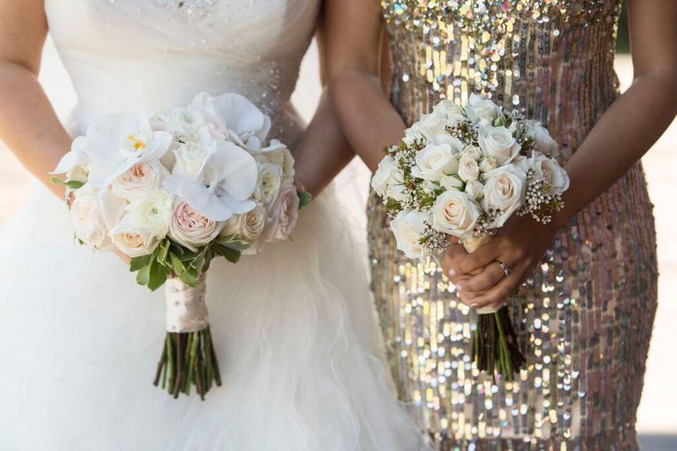 Orchid bridal bouquet