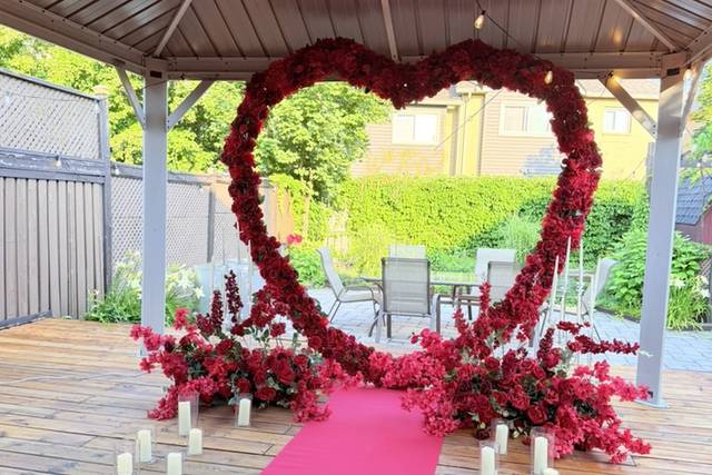 Romantic Red Love Proposal