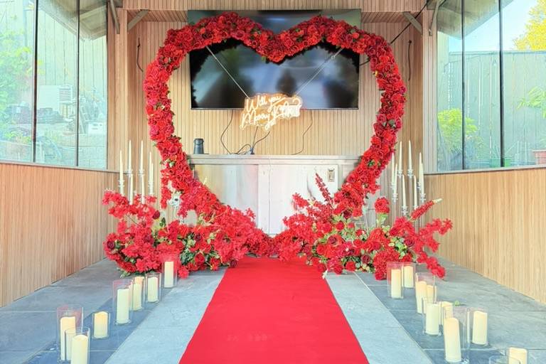 Romantic Red Love Proposal