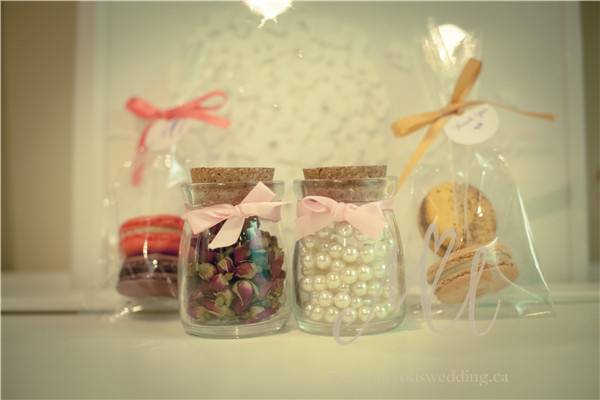 wedding favor pearl dry flower buds macaron pastel color bottle L.jpg