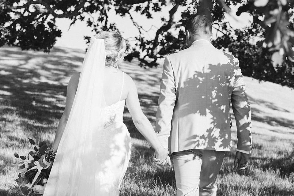 Shadows on a wedding day