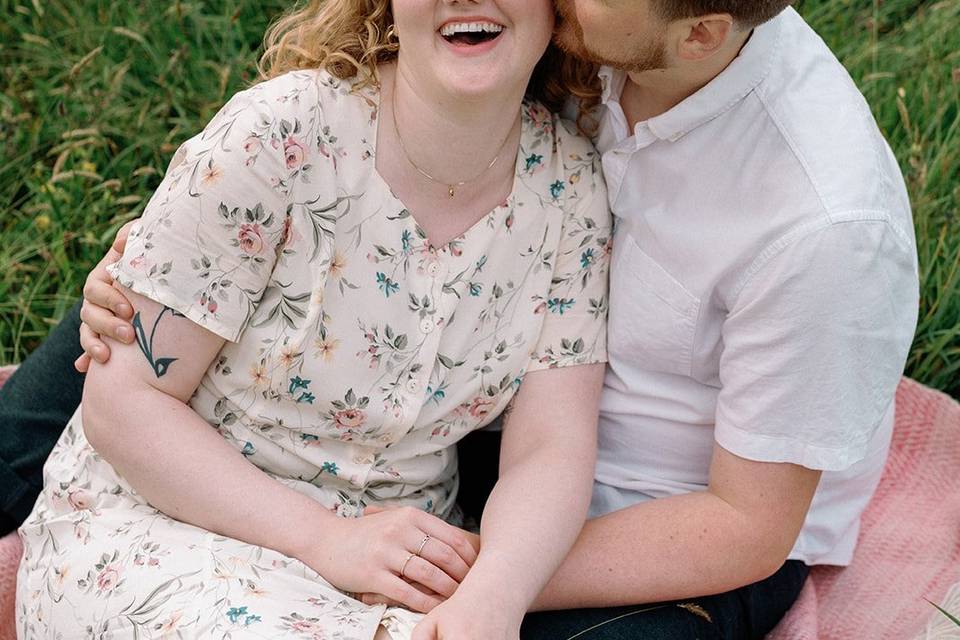 Casual engagement photos