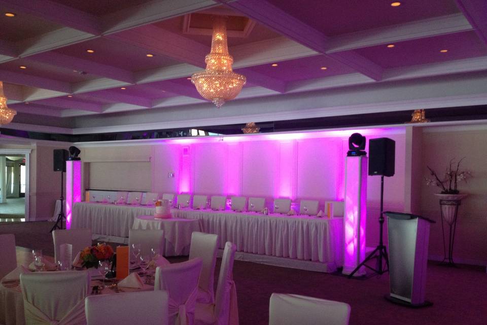 Head Table & Moving Heads