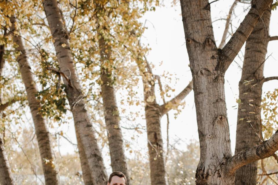Wedding in the woods