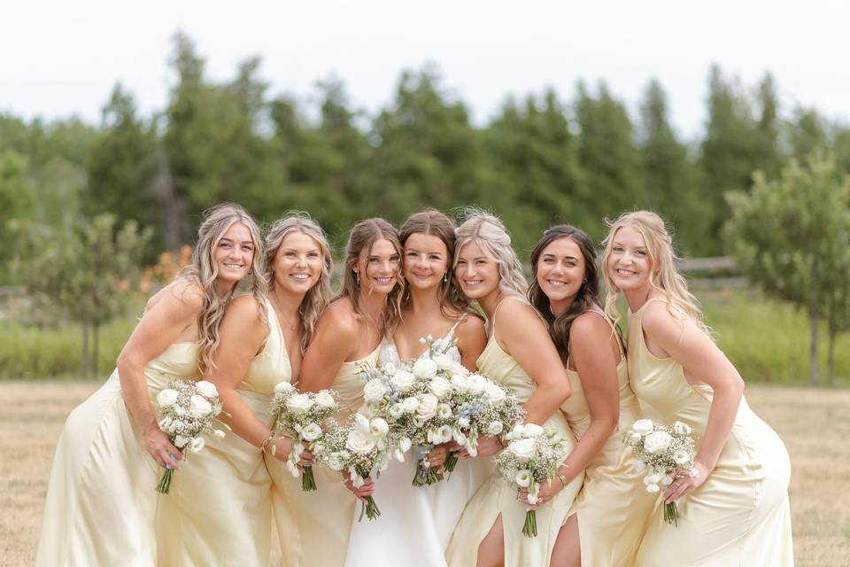 Large Bridal Party