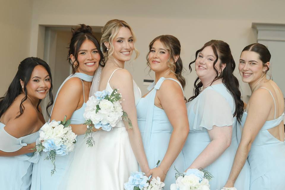 Bridesmaids Hair and Makeup