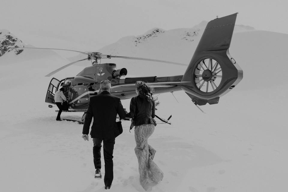 Whistler Helicopter Elopement