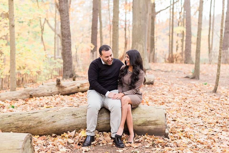 Fall engagement photos