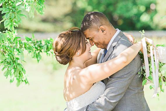 Pink fairytale wedding photos