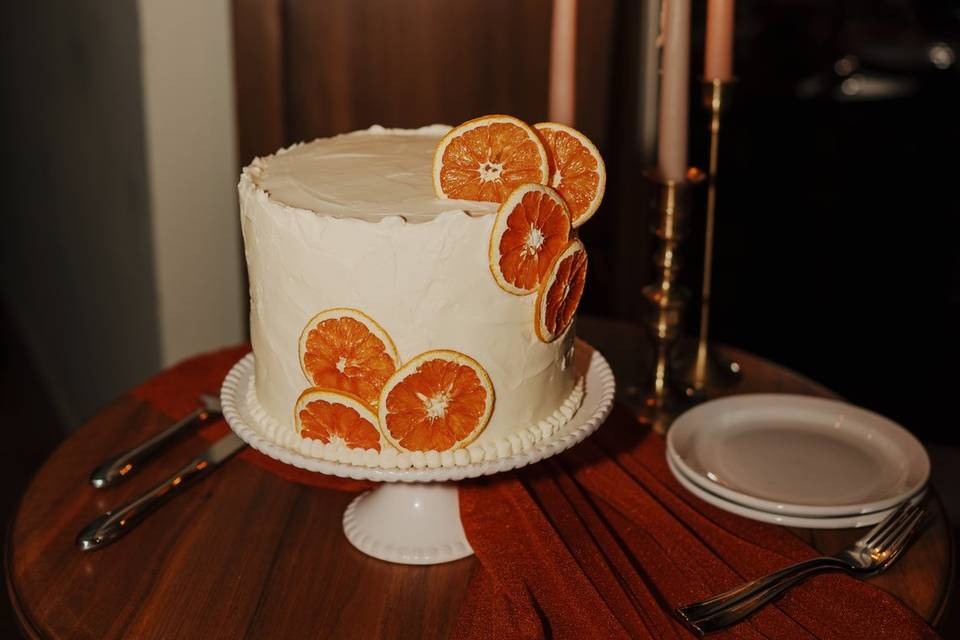 Cake in Dining Room