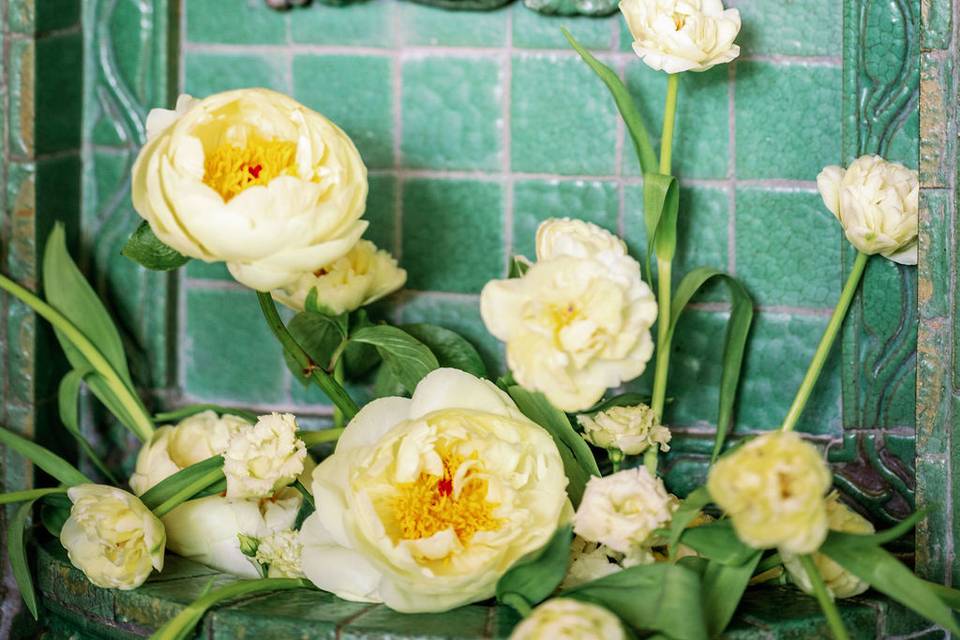 Wedding Florals and Shoes
