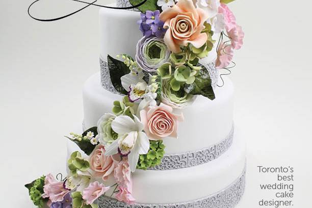 Sugar Peony Cake Boutique Wedding Cake Toronto Weddingwire.ca