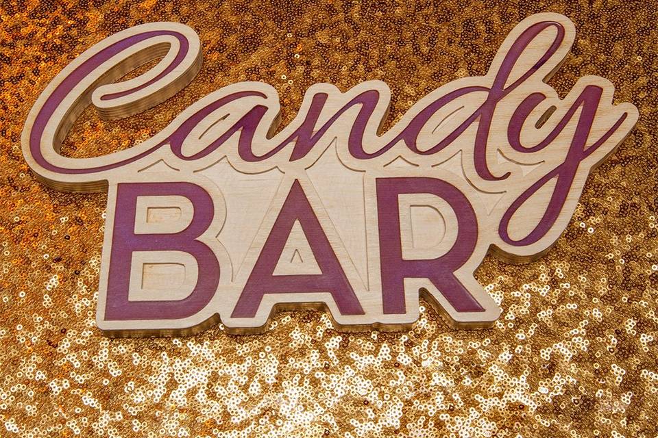 Candy Table Signage