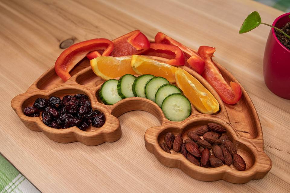 Rainbow Children's Plate