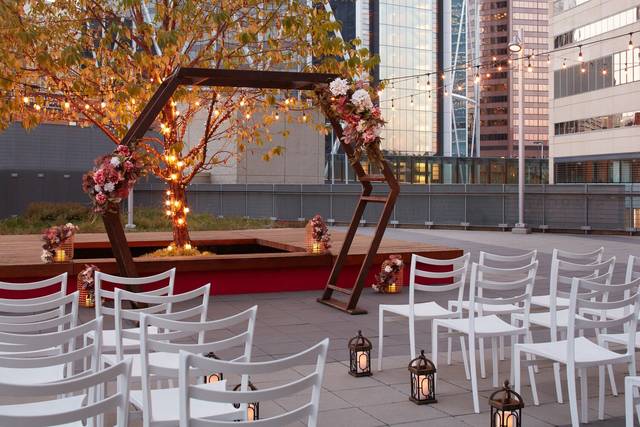 Ceremony on Patio