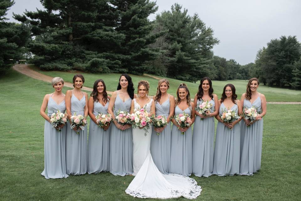 Bridal party flowers