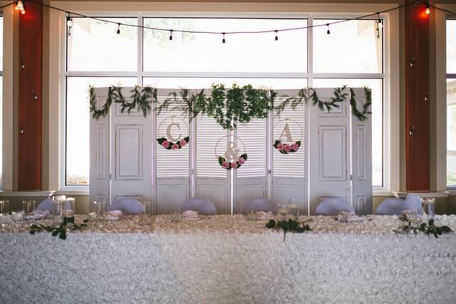 Custom Backdrop for head table