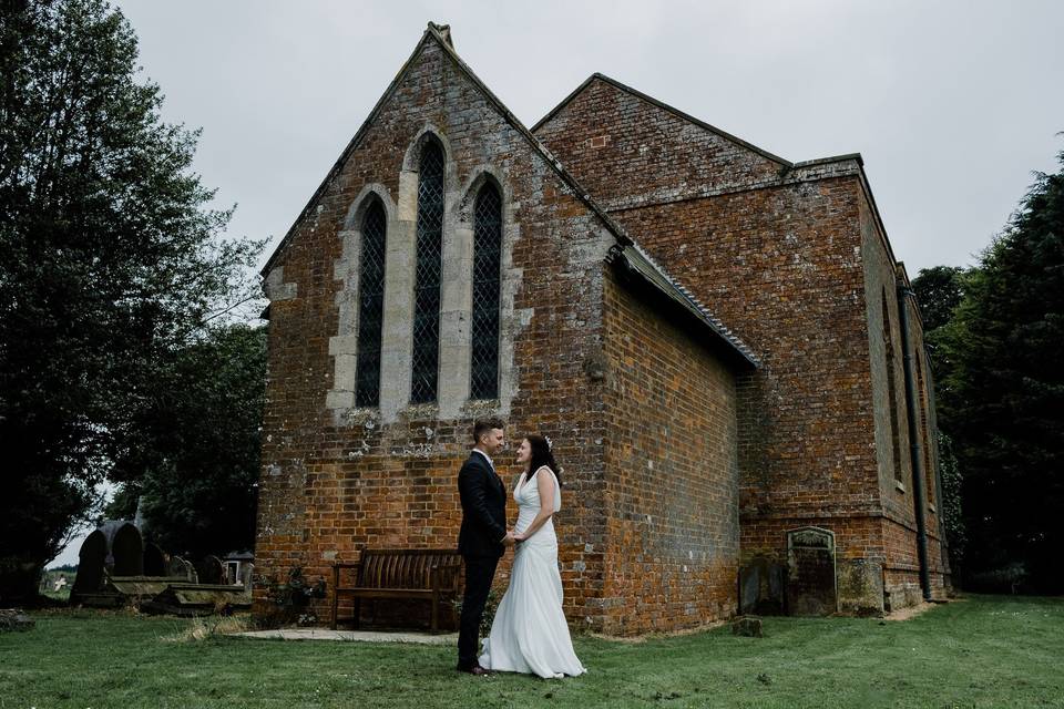 Intimate wedding portraits