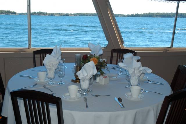 Dining on Sea Prince
