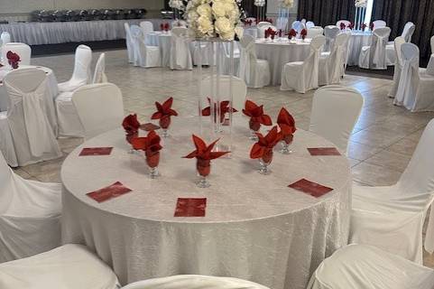 Ballroom Orange and Gold