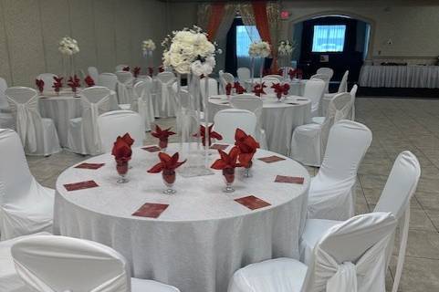Ballroom Orange and Gold