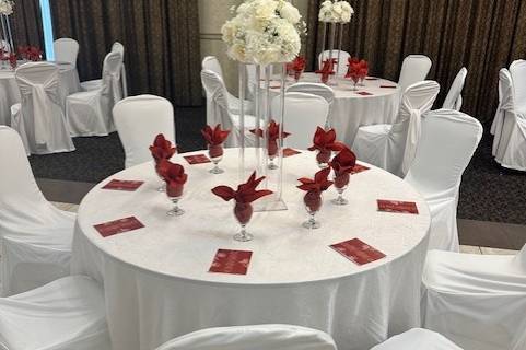 Ballroom Orange and Gold