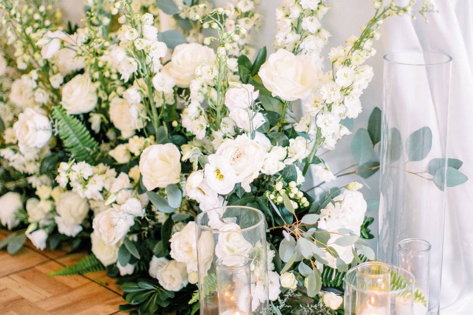 Headtable florals