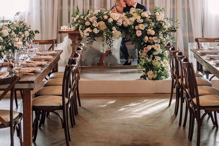 Sweetheart table design