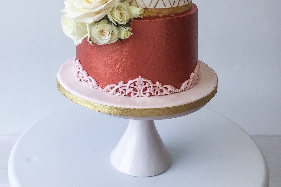 Buttercream Rose gold