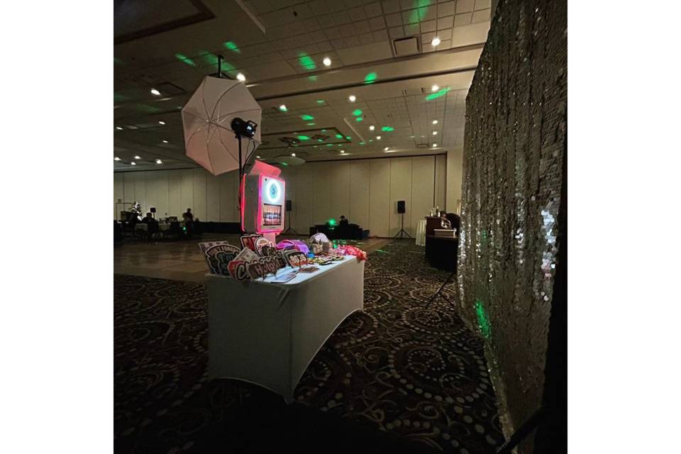 Wedding photo booth