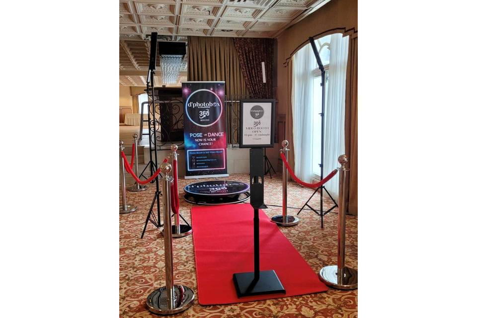 Video booth set up