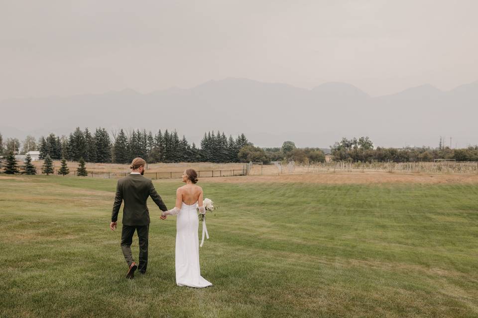 Rocky Mountains Summer Wedding