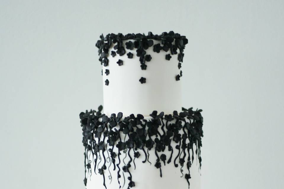 Black and White cake