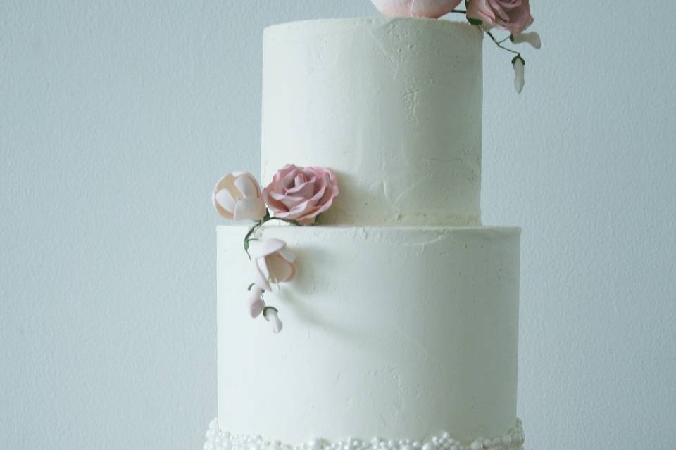 Buttercream Rosette cake